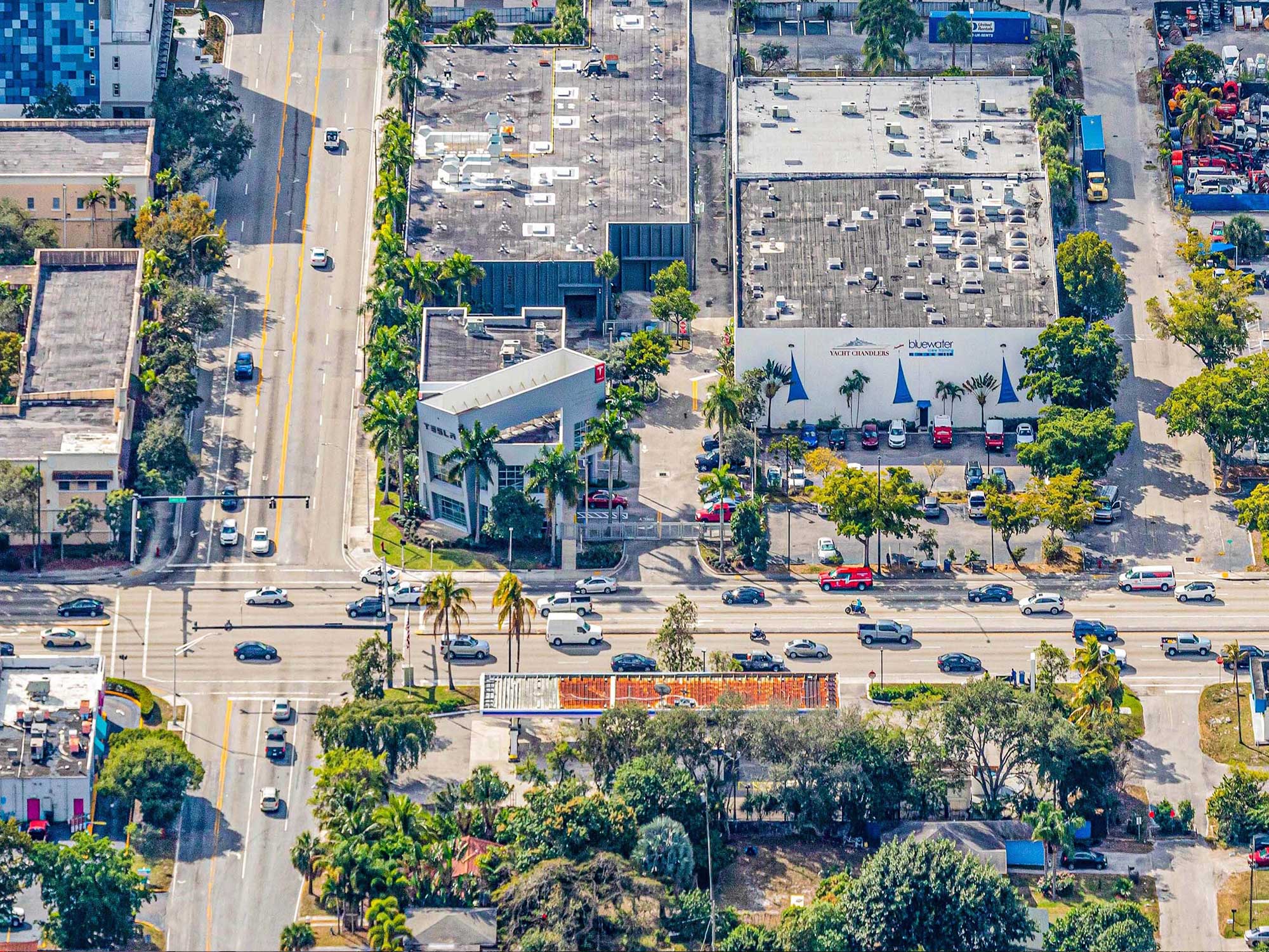 Tesla dealership in Fort Lauderdale, Florida